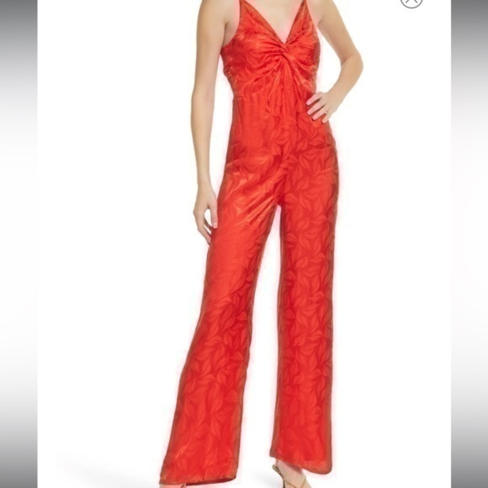 NSR NWT Molly jacquard jumpsuit SIZE LARGE